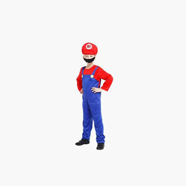 Cosplay Super Mario-kostymer för vuxna och barn  L H red XL