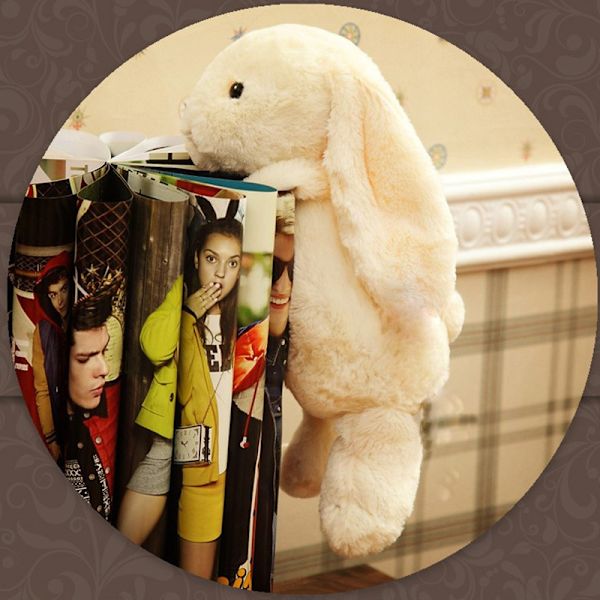 Mub- Botu Easter Day Gift Bunny Animated Plush Toy Babies Kids Boys Girls Exclusive soft long ear Easter Bunny Rabbit Stuffed Animal Red 70cm