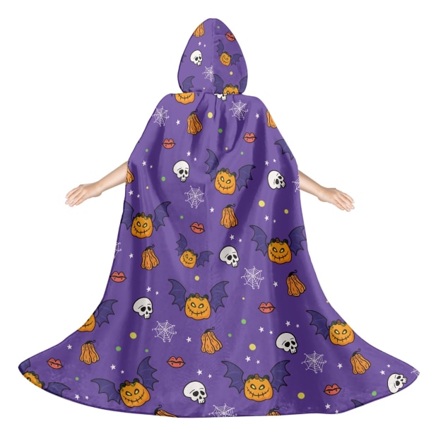 Mub - Populær Oversize Cowl Outfit Print Flere Mønstre Børns Halloween Kappe Til Kostumefest Vær et Dejligt Barn ZXQFE3035F57-1 S