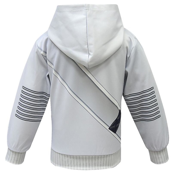 Marshmallow DJ Cosplay Kostume Børn Halloween Karneval Fest Fancy Dress Up Outfit Med Hovedbeklædning -a 12-13 Years