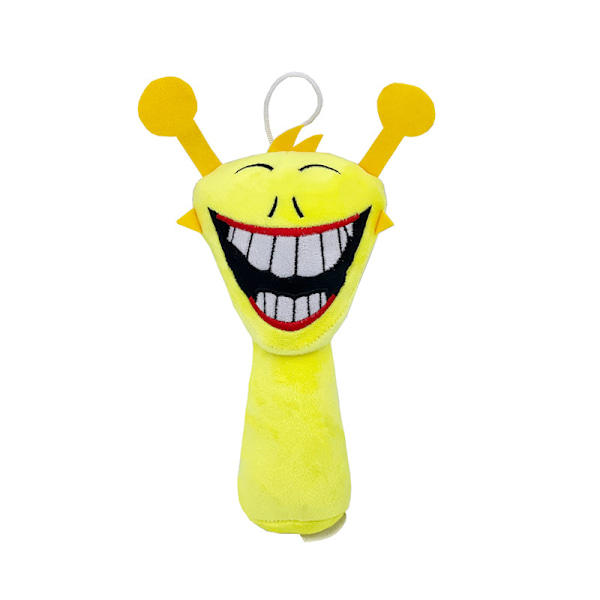 Xbi - Uusi 2025 Sprunki Pehmeä Rytmikassi Pehmolelu Nuken Yellow Big Mouth (20cm 60g)
