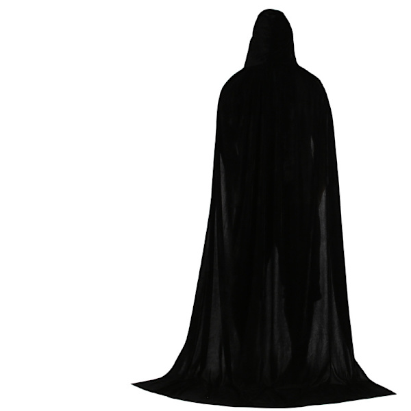 Mub- Factory OEM Tilpasset Cosplay Hætte Kappe Lang Fløjl Kappe Vampyr Halloween Kostume 6 110cm