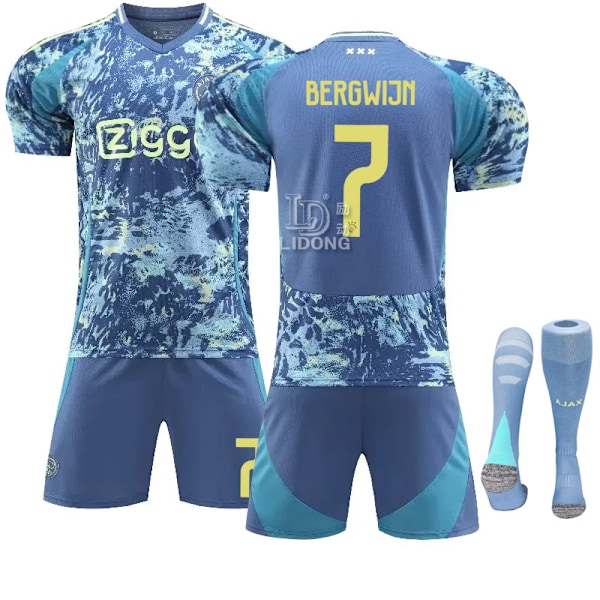 Xbi- 2425 Ajax Away Jersey Fotbollströja 7 BERGWIJM #24