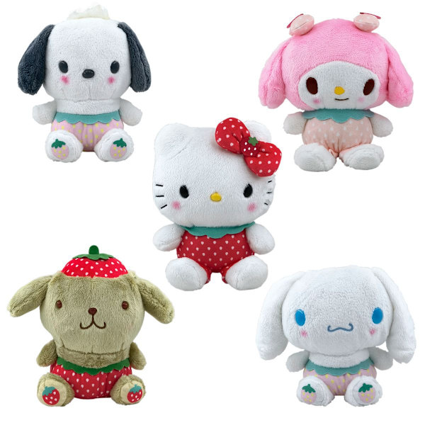 Xbi- Sanrio pehmolelu pallo kaneli koira melodia vetävä nukke Tie-dye kulomi