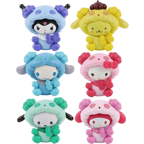 Mub- Melodifigur Sanrio Kanel Hund Culomi leksak Star Wish Blessing Melody 6 modeller