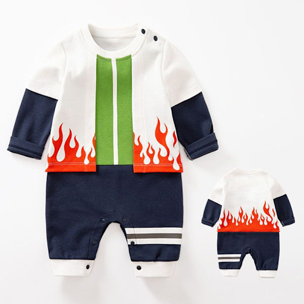 Mub- Custom kids cosplay clothing 0-1 year old baby one-piece Japanese anime cosplay baby clothes personality romper costume 007 66 size