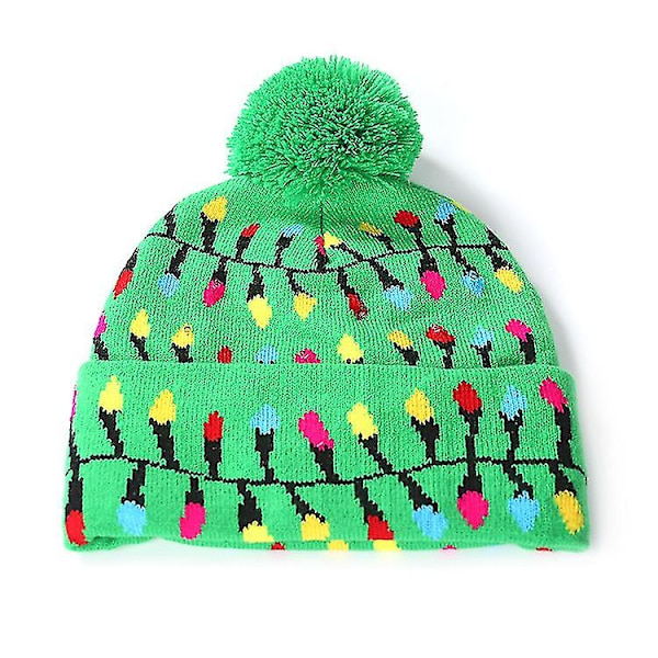 Led julehat, Light Up julehat Strikhat .c Christmas string lights