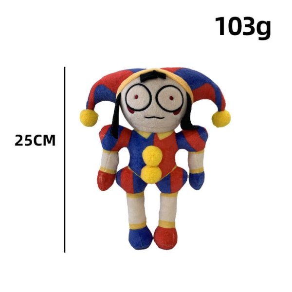 Mub- Digital cirkus clown figur kanin plysch leksak Circus clowns