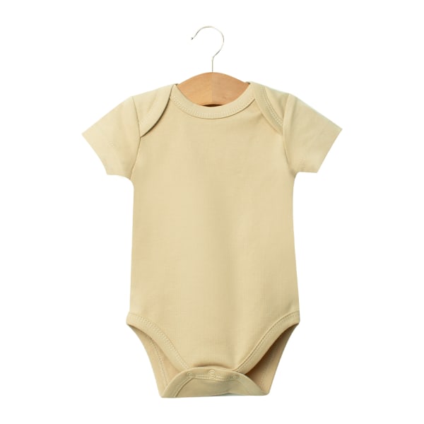 Mub- 2023 GOTS Certified Organic Cotton Kids Infant Clothing New Born Romper Plain Baby Summer Bodysuit 5 73cm