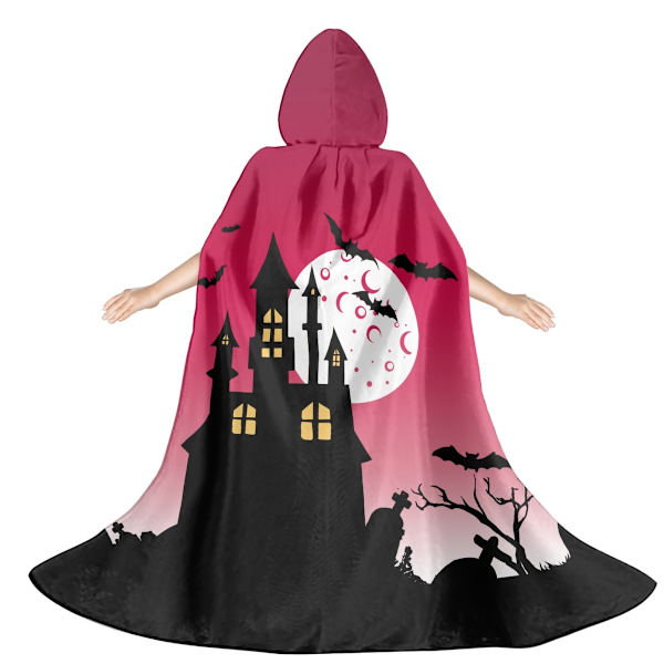 Mub- Factoryupply Accepterer Massetilpasning Barnas Halloween Kappe Motstå Vindsjill Hette Kappe På Den Kalde Natten Varmer Deg ZXQFH1524F57-1 S