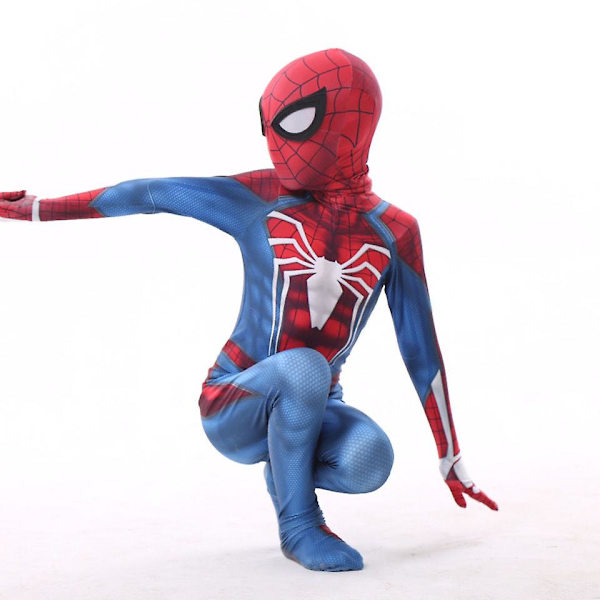 Spelversion Barn Spider-Man kostym Halloween kostym 140cm