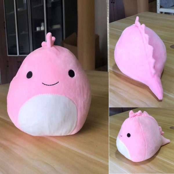 20-25cm Squishmallow-pehmolelu Punainen TRICERATOPS Punainen