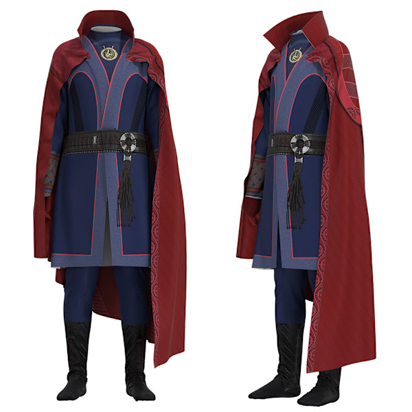 Dr.Strange Stephen Cos Kostyme Bodysuit Jumpsuit Cape Halloween 130