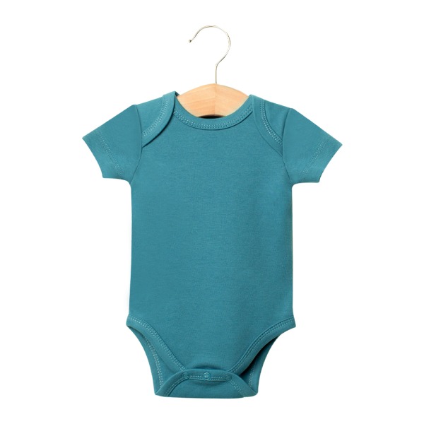 Mub- 2023 GOTS Certified Organic Cotton Kids Infant Clothing New Born Romper Plain Baby Summer Bodysuit 9 66cm