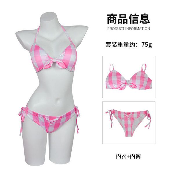 Mub- 2023 Uusi elokuva Barby cos -vaatteet mekko live-action Barbien elokuva Leggings cosplay lapsille Aikuisille Halloween 13 Adult XL