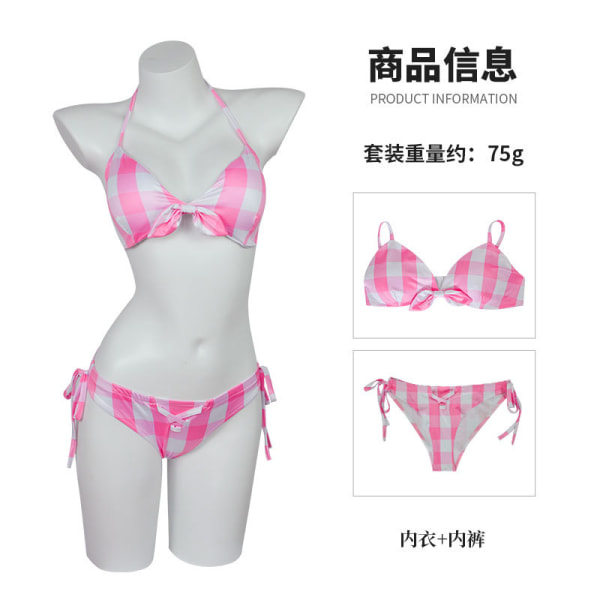 Mub- 2023 Uusi elokuva Barby cos -vaatteet mekko live-action Barbien elokuva Leggings cosplay lapsille aikuisille Halloween 13 Kids M=140CM