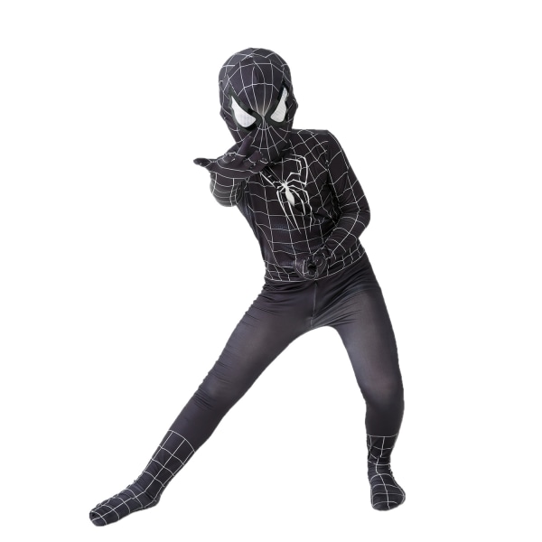 Mub- Rød Sort Spiderman Kostume Spider Man Dragt Spider-man Kostumer Børn Børn Spider-Man Cosplay Tøj halloween kostume E 130