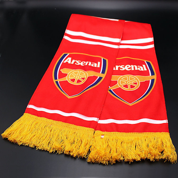 Mub- Jalkapallofanin plyysihuivi Joukkueen tunnus Kaulahuivi Hurraava lahjatavara Arsenal