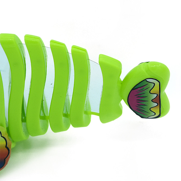 Mub- Pet Cat Toys Spring Swing Fish Clockwork Fish Interactive Funny Cat Pet Plastic Toys Orange