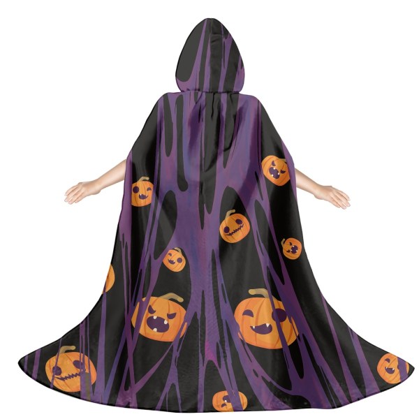 Mub- Print Custom Høj Kvalitet mooth Fabric Børns Halloween Kappe Grufuld Græskar Øjne Dekorationer Bedste Gave til Drenge og Pige ZXQFJ0138F57-1 S