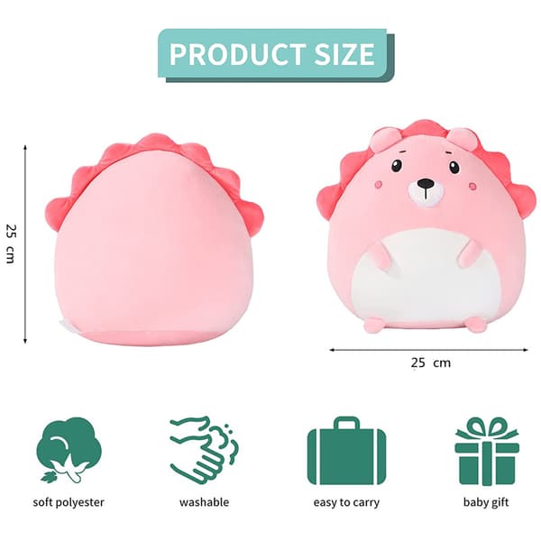 Mub- Squishmallow kasta kudde kontor midjestöd stretch back docka Pink