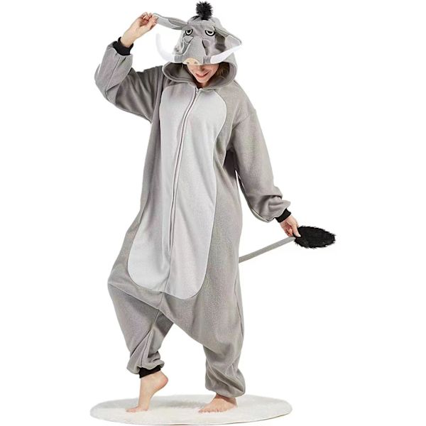 Tegneserie Dyr Pyjamas Børn Voksen Pyjamas Par Pig Ganglie 115-130