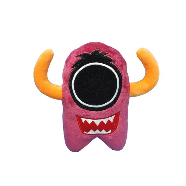 Mub- Plyylelu Garten of Banban plyysi luokanukke Purple-red cyclops