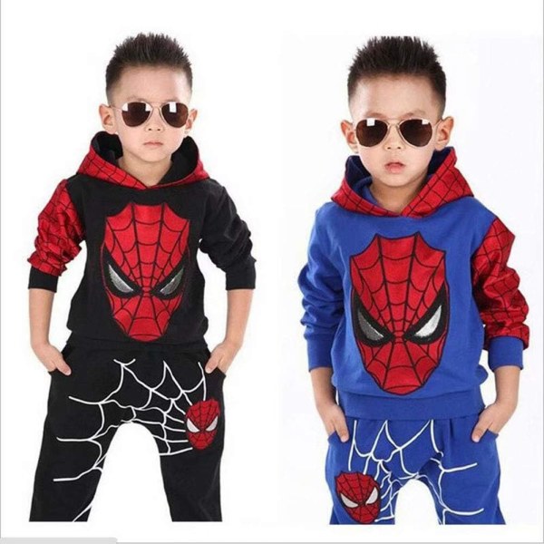 Casual Sportswear Hoodie Barn 2PK Spider Man cosplay black 140