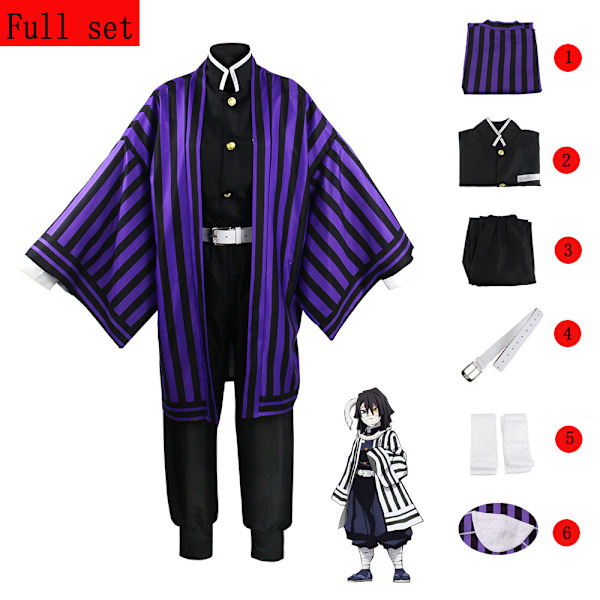 Mub- New Design Japanese Anime Demon Slayer Cosplay Clothes Tanjirou Nezuko Zenitsu Tomioka Rengoku Cosplay Costume Iguro Obanai-1 140
