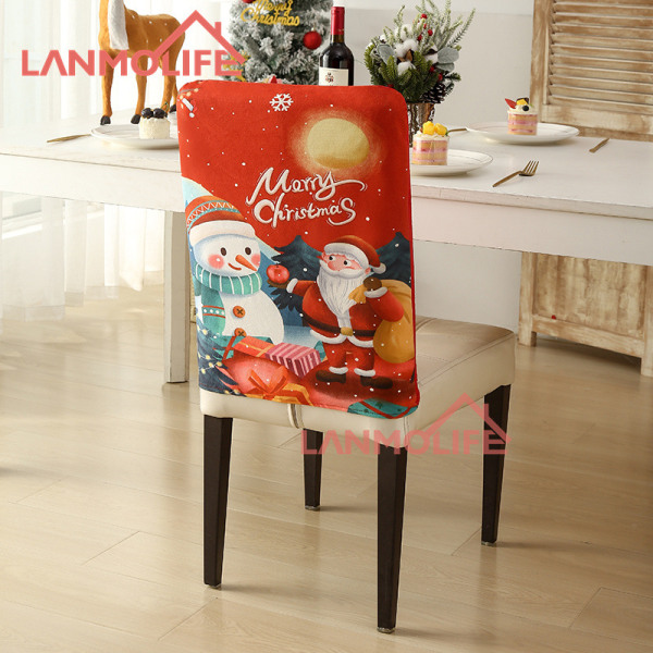 Mub - Non-woven julebordtrekk trykt stoltrekk 3 49*58cm