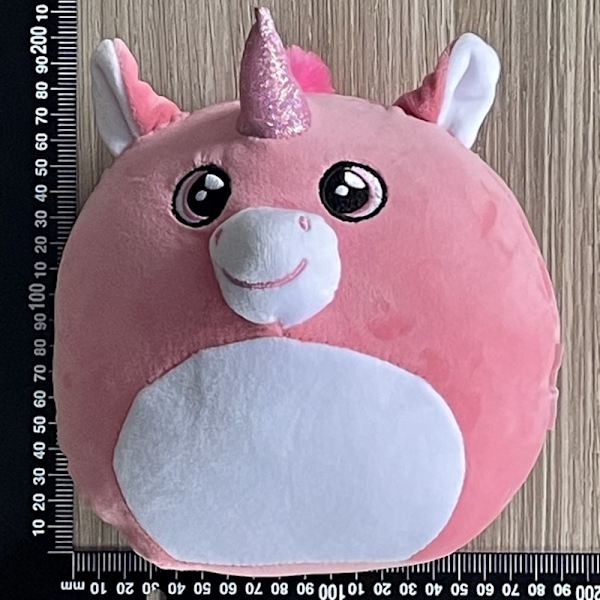 Xbi - Squishmallow Pehmolelu Eläin Tyyny Yksisarvinen Pöllö Elefantti 20cm open-eyed unicorn