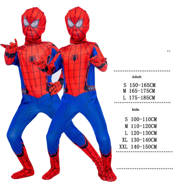 Mub- Engros superhelt fest kaptein Amerika kvinner voksen cosplay barn tv & film spiderman halloween anime kostyme spiderman  7 2 XL