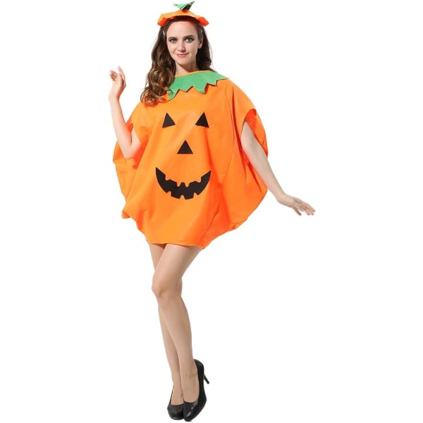 3 kpl Halloween-kurpitsanaisten puku Kurpitsa Cosplay-juhlavaatteet
