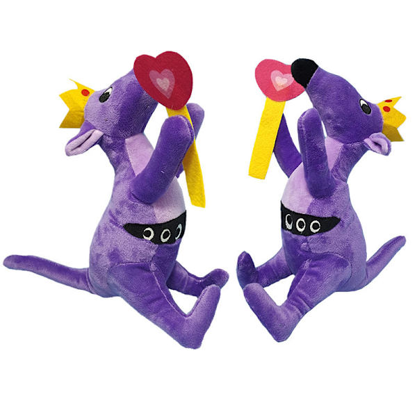 Mub- Plyschleksak Garten av banban plyschklass dockdocka Purple kangaroo