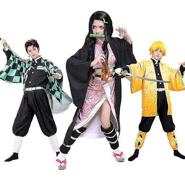 Lasten anime Demon Slayer Cosplay -asu Vuxen Tanjirou Nezuko -asu Y .q Kamado Nezuko 160cm