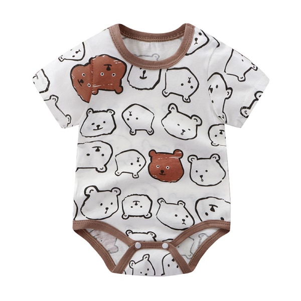 Mub- Wholesales Summer T-shirt Bubble Romper Baby Onesie 100% Cotton  Boys Clothes New Born  Rompers #34 80cm