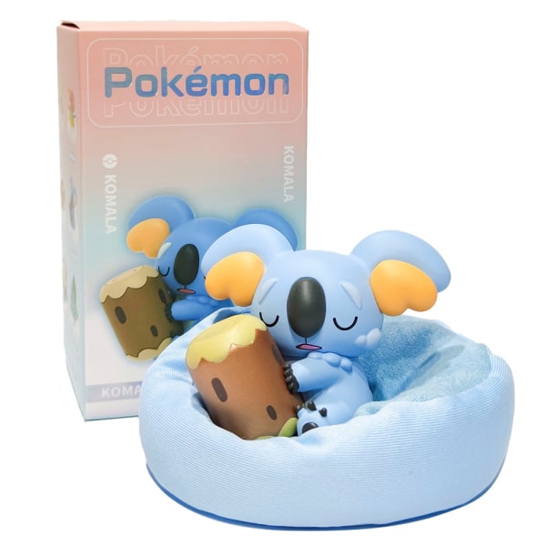 Mub- Hot Selling Sleeping Pokemoned Boxes Anime Pokemoned Pika Model Statue Collection Anime Action Figures Kids Boys Girls Toys 6 11cm