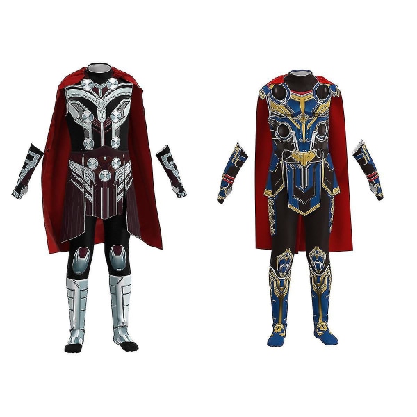 Thor Love And Thunder Børne Voksen Kostume Halloween Cosplay Jumpsuit Kappe Outfit -a Thor Women Adults L 170