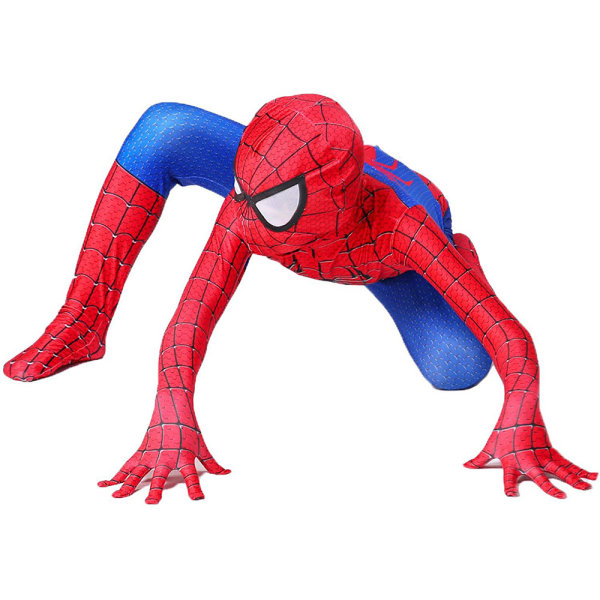 Pojke Tjej Cosplay Kostym Spiderman Cosplay Halloween Cosplay 120cm 140cm