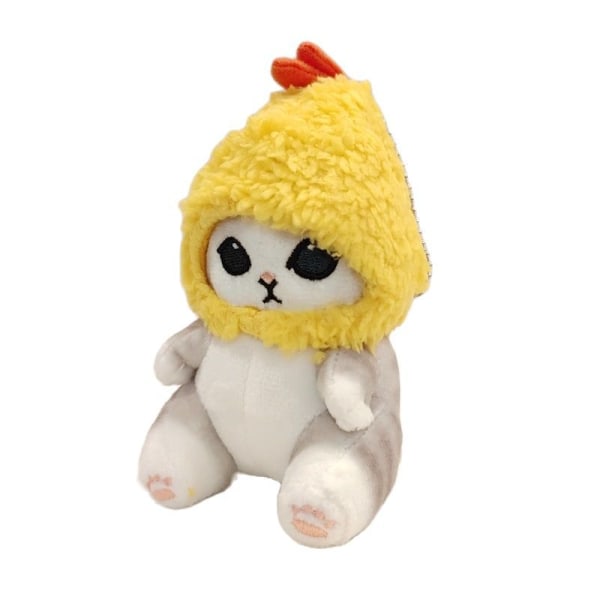 Mub - Søt Hai Katt Stekt Reke Katt Plysj Dukke Anheng Dukker Vakker Rom Bil Veske Dekorasjon For Gaver Nøkkelring 1#13CM keychain 13-33CM