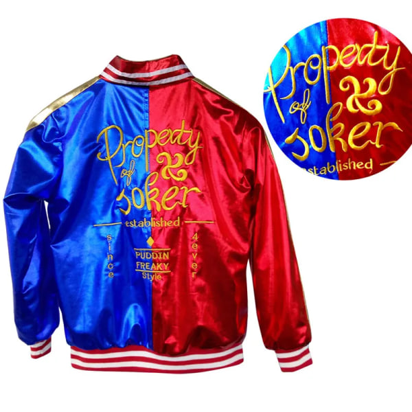 Harley Quinn Kostume Film Klovn Pigekostume Halloween Voksen Sexet Cosplay T-shirt Armbånd Pistol Hylster Tilbehør 01 S(150-155CM)