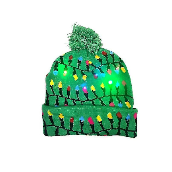 Led julehat, Light Up julehat Strikhat .c Christmas string lights
