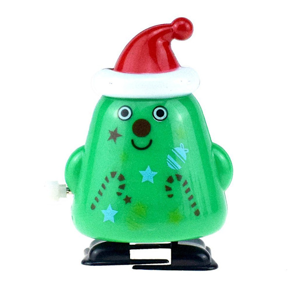 Xbi- Söt slingrande urverk bobblehead walking leksak julklappar Vandrande julgran