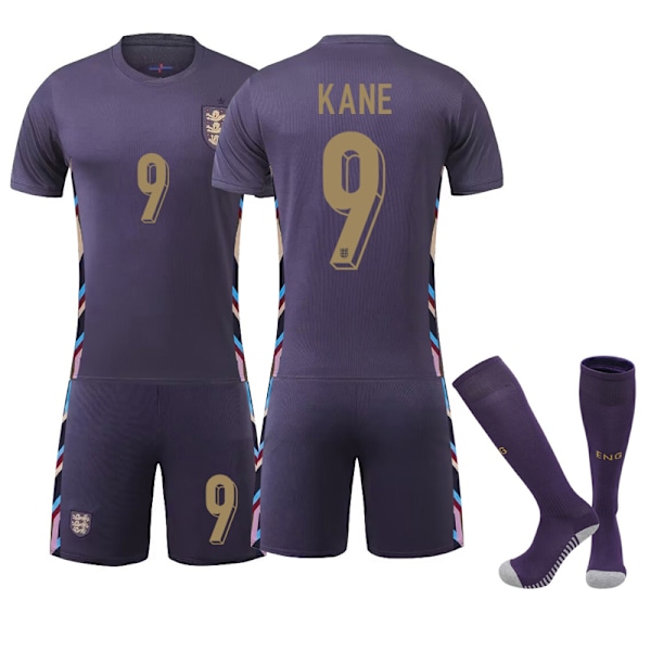 UEFA Euro 2024 England Away Børnefodboldsæt nr. 9 Kane C 22