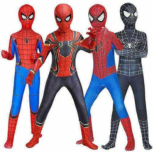 Cosplay kostym för barn . Spiderman 9-10 Years