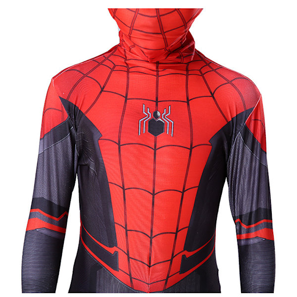 Mub- Red Black Spiderman Costume Spider Man Suit Spider-man Costumes Children Kids Spider-man Cosplay Clothing Halloween Costume 4 130