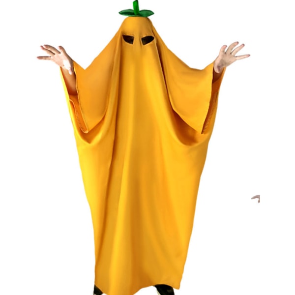 Mub- Halloween Party Pumpkin Cloak Children's Adult Ball Funny Pumpkin Cosplay Cloak Wholesale As Picture Shows 5-6t