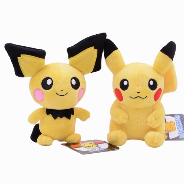 Mub- Cartoon Anime Plush Dolls Pokemoned Pikachu Bulbasaur Squirtle Charmander Kawaii Plush Toys Grab Dolls For gifts as picture 11 20-30cm