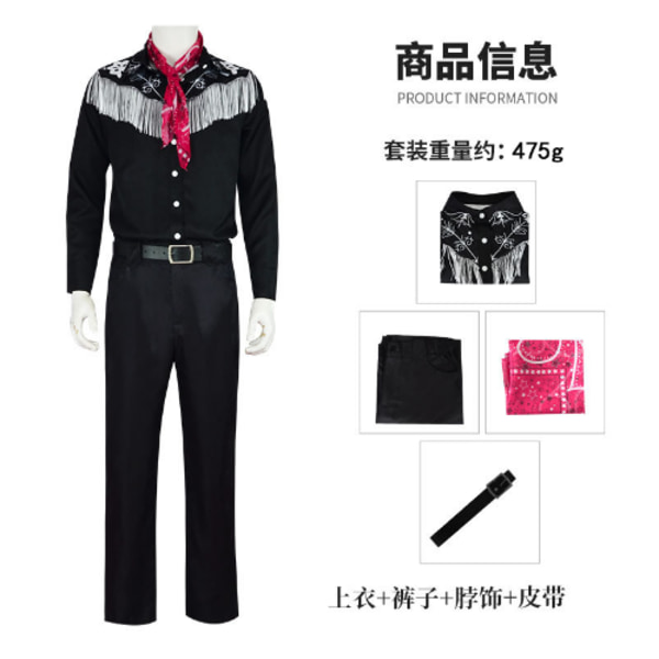 Mub- 2023 Uusi elokuva Barby cos -vaatteet mekko live-action Barbien elokuva Leggings cosplay lapsille aikuisille Halloween 22 Adult XL