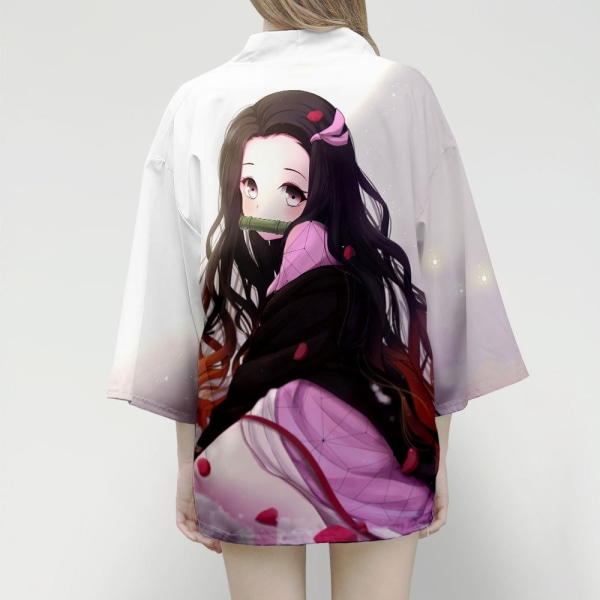 Mub- 20 Styles Demon Slayer: Kimetsu no Yaiba Cosplay 3D Printing Haori Anime Kimono Cloak Anime Cartoon Clothing 21 L